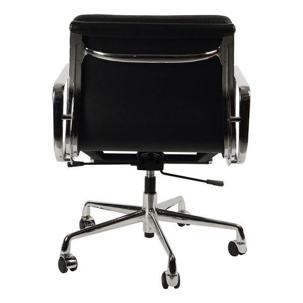 Кресло Eames Style Soft Pad Office Chair EA 217 черная кожа от дизайнера CHARLES & RAY EAMES