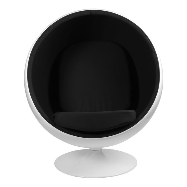 Кресло Eero Aarnio Style Ball Chair черная ткань от дизайнера Eero Aarnio