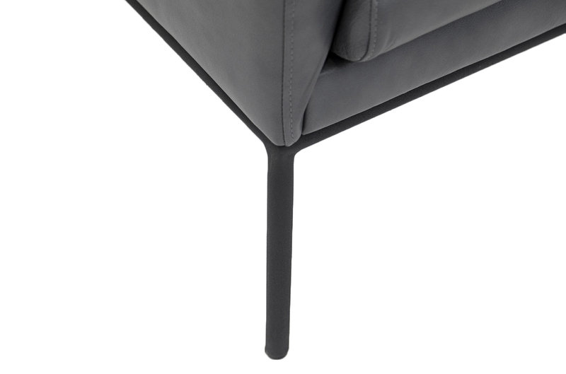 Кресло Liro кожа серый от дизайнерской студии Profoffice
