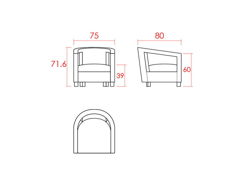 Кресло Lounge фабрики JNL