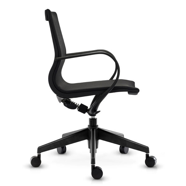 Кресло Mercury LB черная сетка, черный пластик от студии дизайна BARTOLI DESIGN