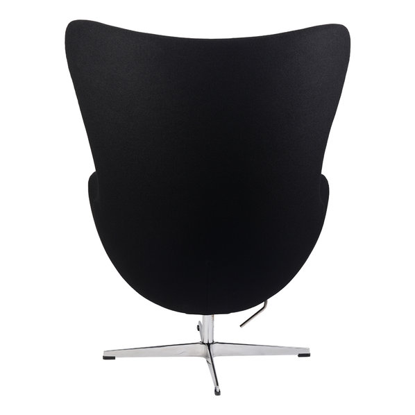 Кресло Style Egg Chair черная шерсть от дизайнера Arne Jacobsen