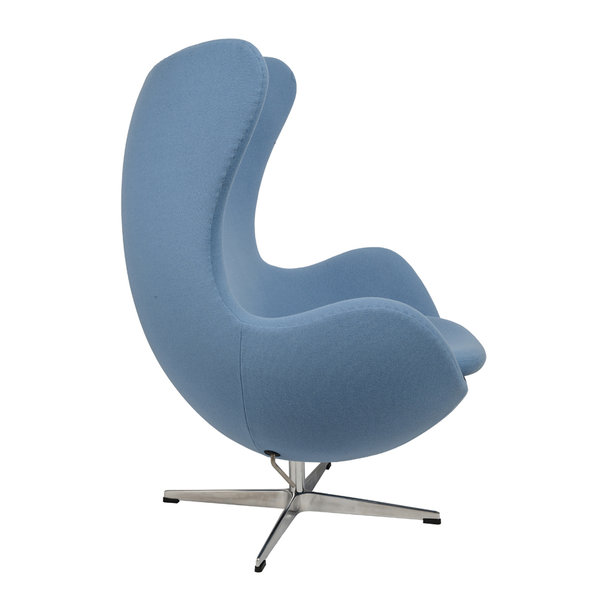 Кресло Style Egg Chair голубая шерсть от дизайнера Arne Jacobsen
