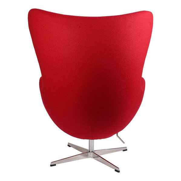 Кресло Style Egg Chair красная шерсть от дизайнера Arne Jacobsen
