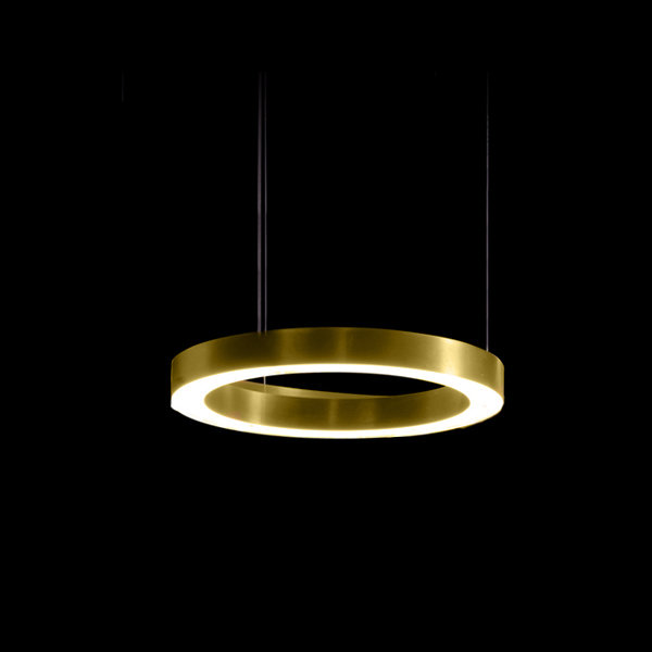 Люстра Light Ring Horizontal D50 Brass от дизайнера Massimo Castagna