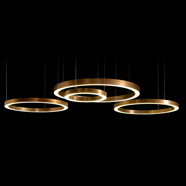 Люстра Light Ring Horizontal D80 Copper от дизайнера Massimo Castagna