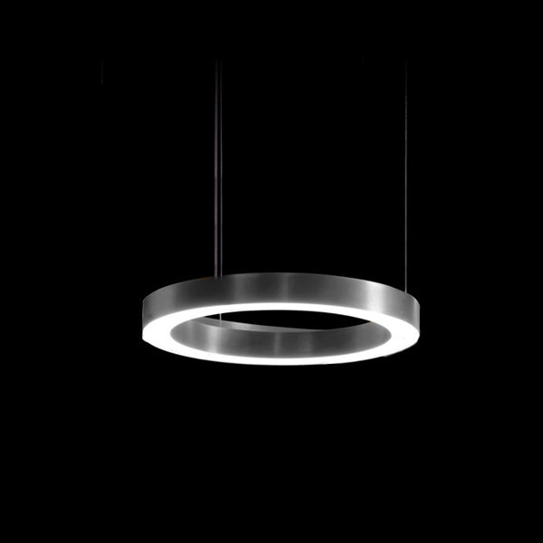 Люстра Light Ring Horizontal D80 Nickel от дизайнера Massimo Castagna