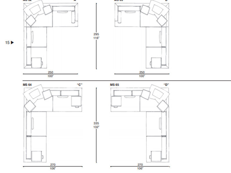 Итальянский диван Mercury Soft 02 2016 фабрики IL LOFT