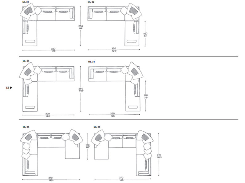 Итальянский диван Mercury Line 2016 фабрики IL LOFT