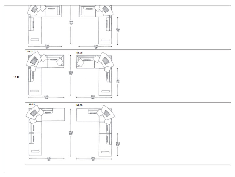 Итальянский диван Mercury Line 2016 фабрики IL LOFT