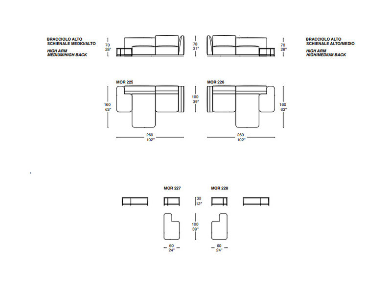 Итальянский диван MODULAR 01 2015 фабрики IL LOFT