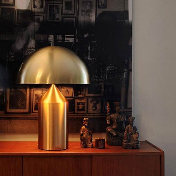 Настольная лампа Atollo Gold D38 от дизайнера Vico Magistretti
