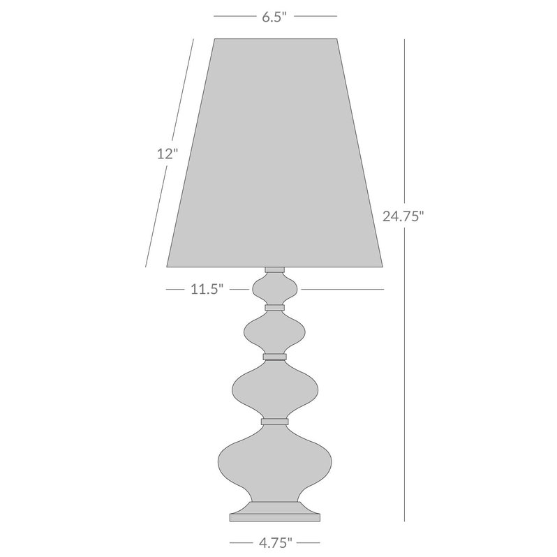 Настольная лампа Claridge Component фабрики JONATHAN ADLER