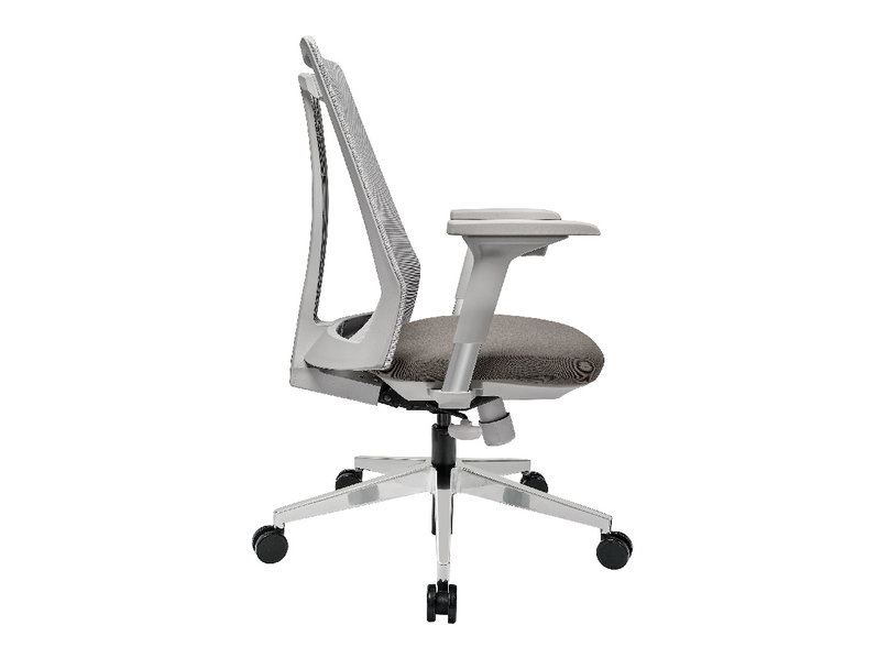 Офисное кресло Air-Chair серый пластик, хром. база от студии дизайна BARTOLI DESIGN