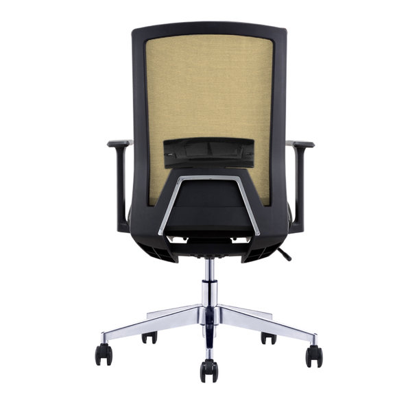 Офисное кресло для персонала Genova бежевая сетка от дизайнера NIKE AO