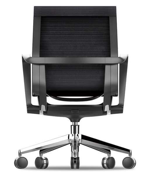 Офисное кресло Prov LB черная сетка, база хром от дизайнера NIKE AO