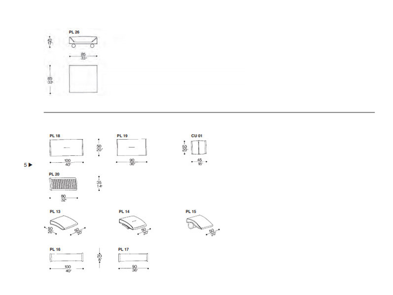 Итальянский диван Plan 01 фабрики IL LOFT