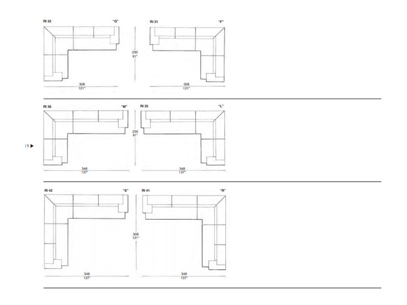 Итальянский диван RIALTO Silver Label фабрики IL LOFT