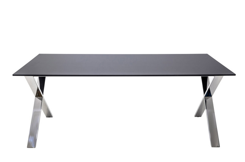 Стол руководителя Ancona L190 черный/хром от дизайнерской студии Profoffice