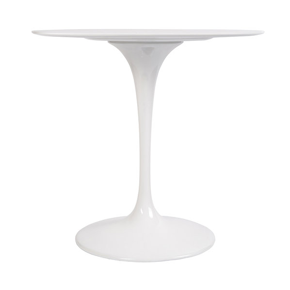 Стол Tulip Table белый Top MDF D80 глянцевый от дизайнера EERO SAARINEN
