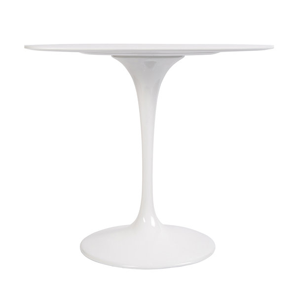 Стол Tulip Table белый Top MDF D90 глянцевый от дизайнера EERO SAARINEN