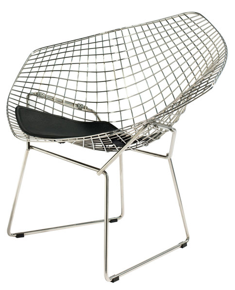 Стул Diamond Chair черный от дизайнера HARRY BERTOIA