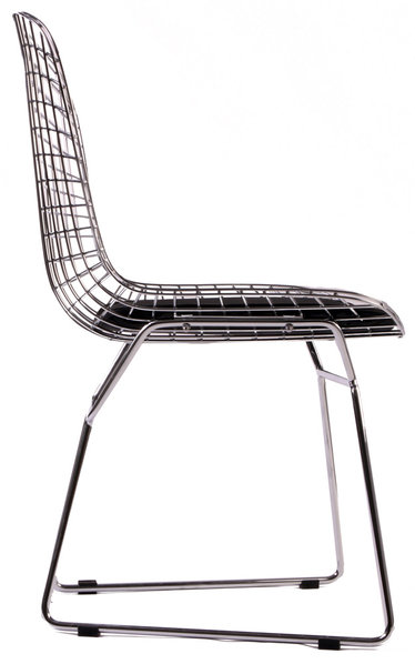 Стул Wire Side Chair черный от дизайнера HARRY BERTOIA