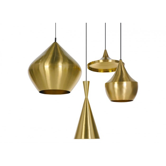 Светильник Beat Light Tall Gold от дизайнера Tom Dixon