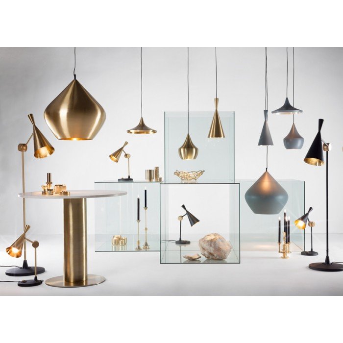 Светильник Beat Light Wide Gold от дизайнера Tom Dixon