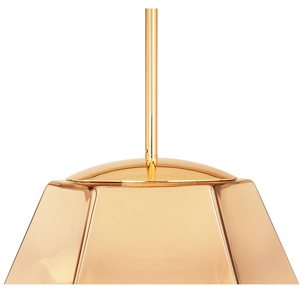 Светильник Cut Tall Pendant Gold от дизайнера Tom Dixon