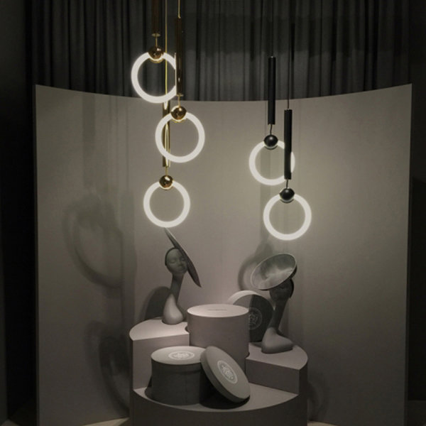 Светильник подвесной Ring Light Chrome D30 от дизайнера Lee Broom