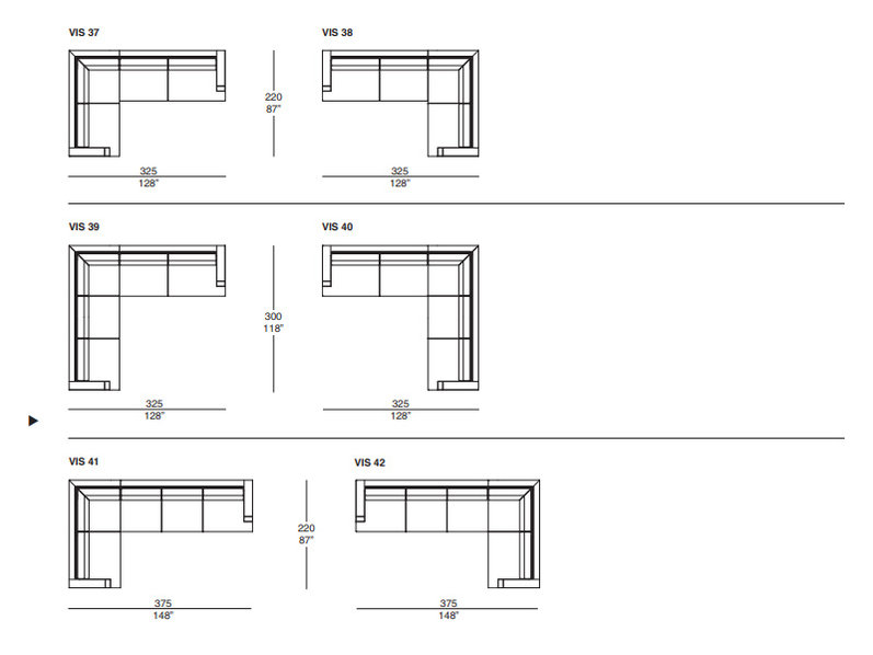 Итальянский диван VISION 02 Silver Label фабрики IL LOFT