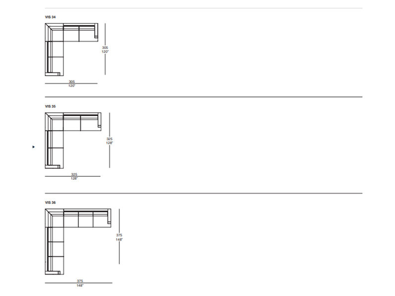 Итальянский диван VISION 01 Silver Label фабрики IL LOFT