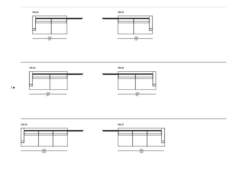 Итальянский диван MERCURY LINE 01 Silver Label фабрики IL LOFT