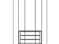 Касетница для шкафа 3/4/5 дверного