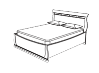 Кровать 160 без изножья