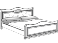 Кровать 193x223