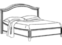 Кровать 160х200 GENDARME без изножья 