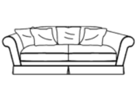 Dafne диван раскладной 2 Maxi ткань Smeraldo 604I