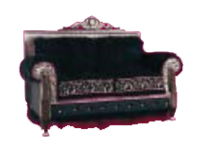 2-х местный диван с короной