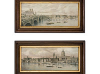Виды на Темзу. Комплект из 2-х картин