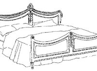 Кровать двухспальная с изголовьем и изножьем