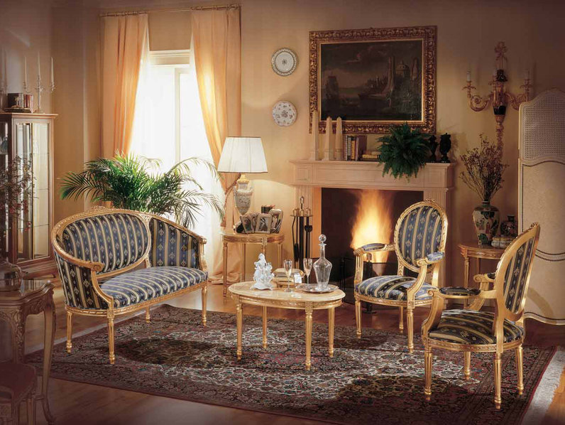 Итальянская мягкая мебель Luigi XVI Voltaire фабрики Angelo Cappellini
