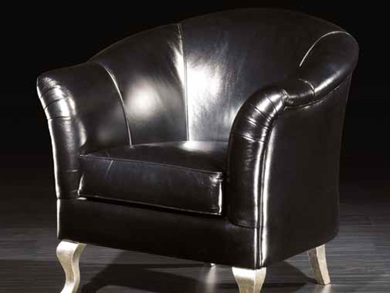 Итальянское кресло Colin Leatherchic Collection фабрики Epoque Egon Frustenberg