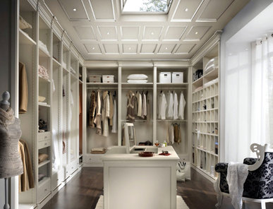 Итальянская гардеробная комната Platinum фабрики Lubiex
