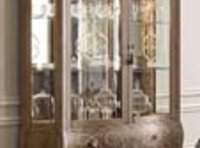 Витрина 2-х дверная со стеклянными полками
