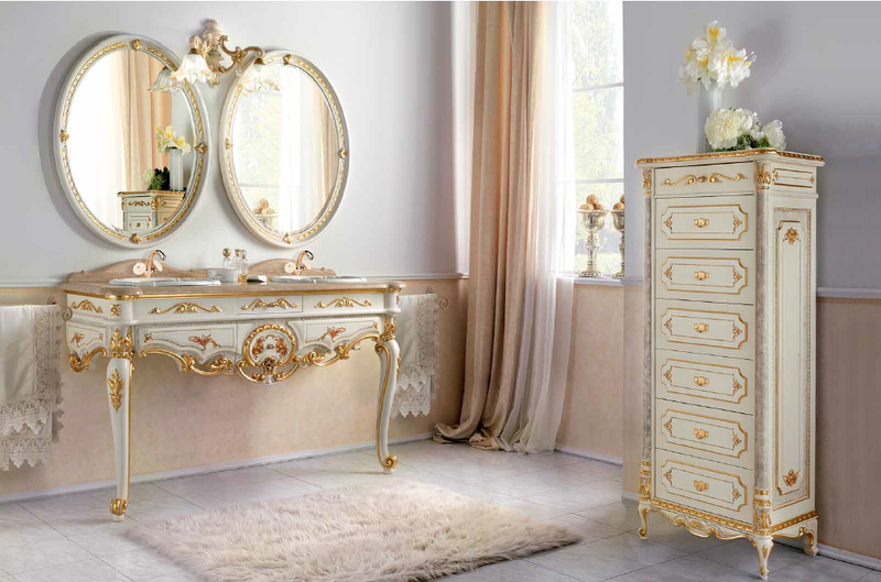 Итальянская мебель для ванной комнаты Manuel фабрики Fratelli Pistolesi
