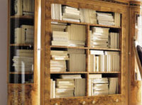 Книжный шкаф со стеклянными створками