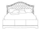 Кровать Caroline