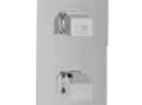 Термостатический смеситель встроенный с запорными клапанами / душ и  ванна / на 3 выхода